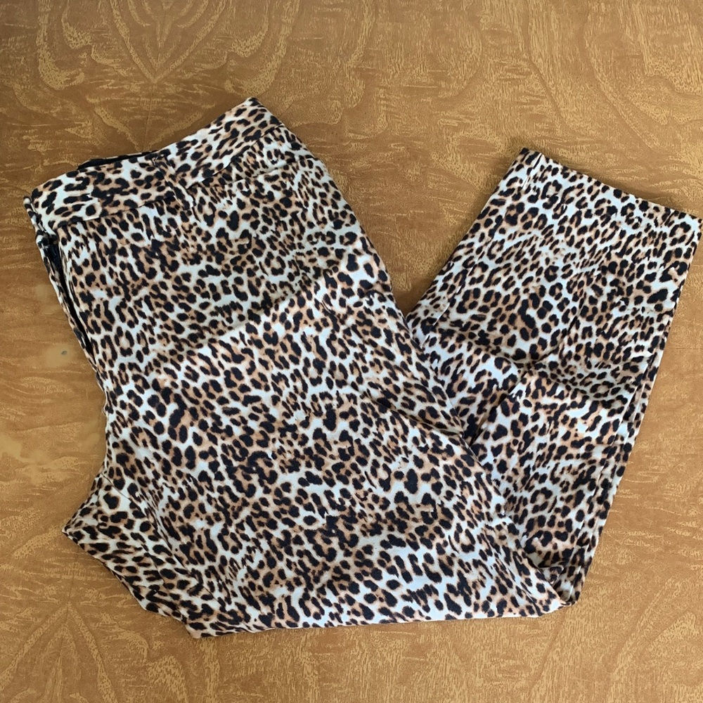 Cheetah Cropped Pant
